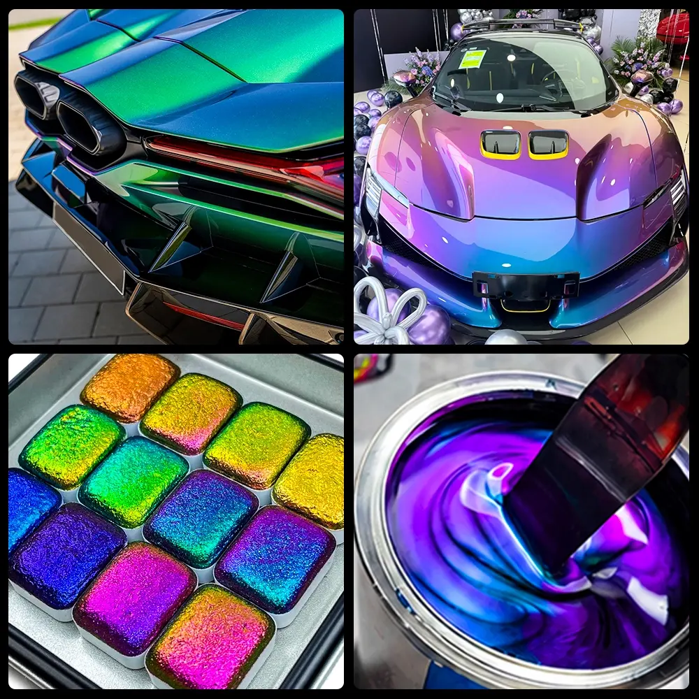 Special effect pigments for automotive coatings and car paint