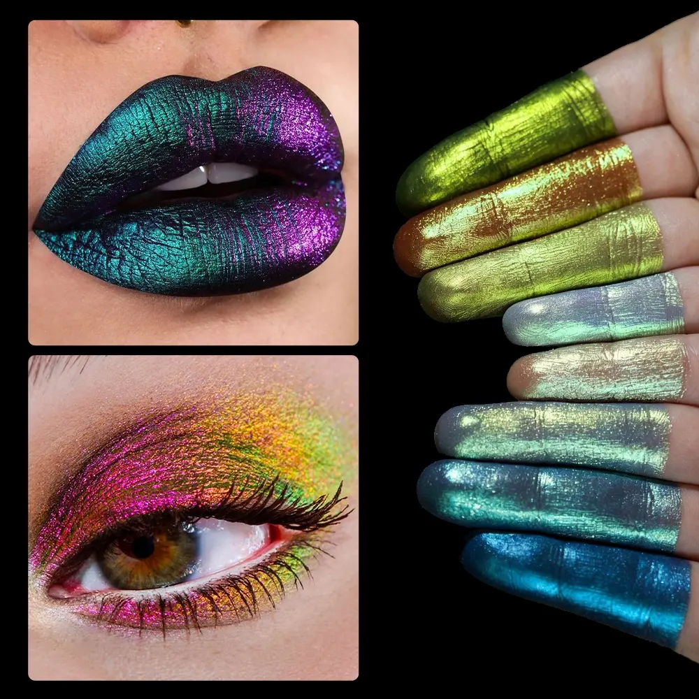Pigment powder applications for cosmetics and beauty products