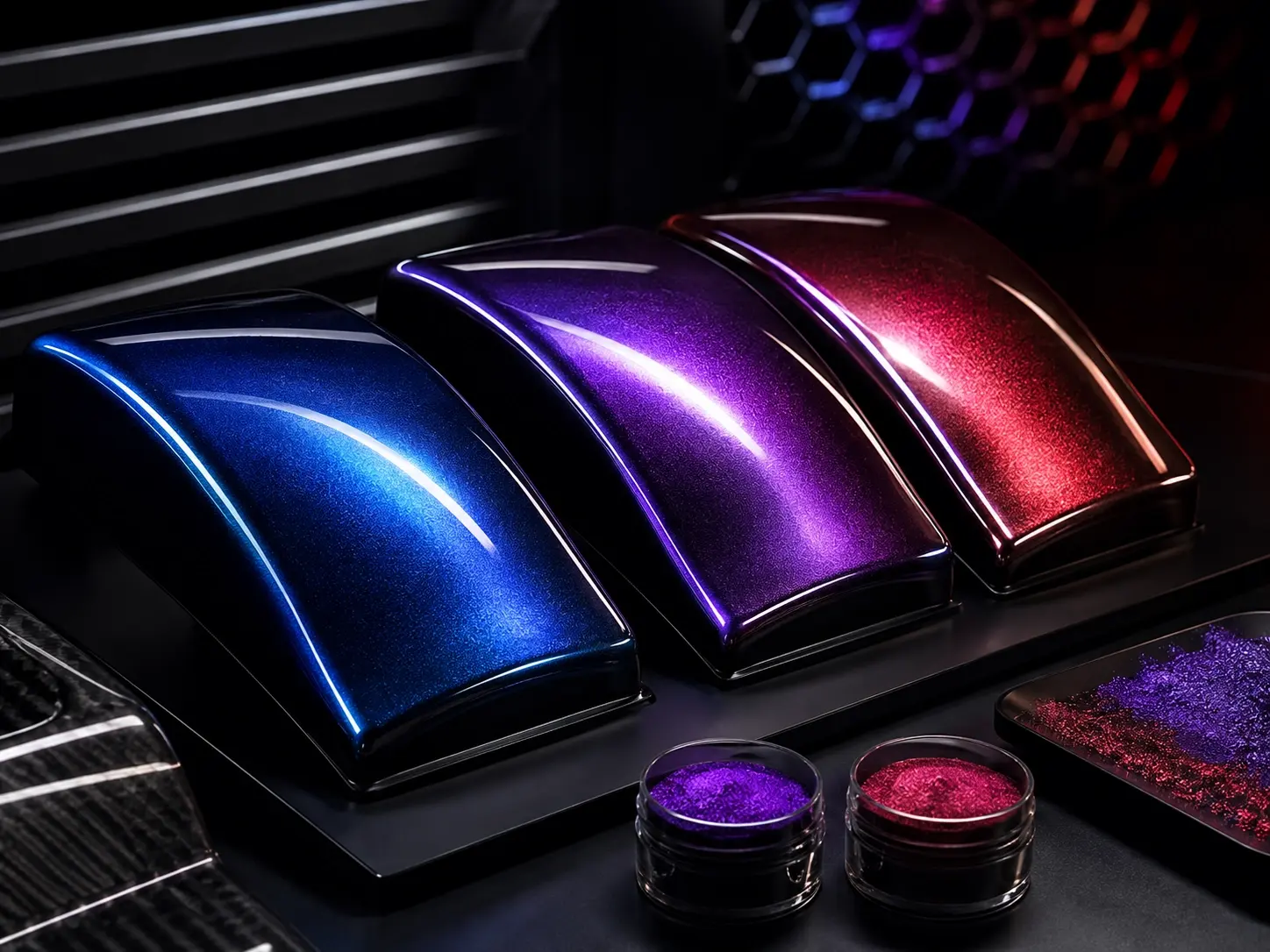 Blue violet red Chameleon Pigment color shift